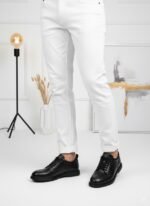 Casual Erkek Sneaker Siyah Suni Deri - Görsel 3