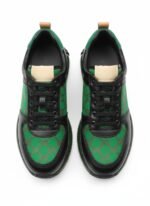Gucci Lüks Sneaker: Siyah ve Yeşil, Silikon Kaplama Taban ile Cesaret ve Mirasın Buluşması - Görsel 3
