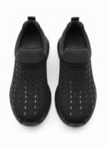 Siyah Nefes Alabilen Bağcıksız Kadın Spor Ayakkabı | Modern ve Konforlu Slip-On Tasarım - Görsel 4